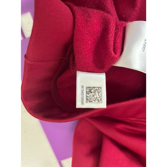 Adidas Jacket Mens Large Red White 3 Stripes Full Zip Up Track Casual Classic - Picture 12 of 13